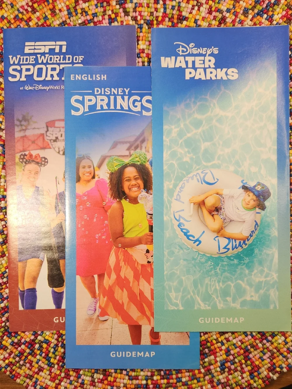 Disney Parks Lot Stickers Maps Coasters Tattoos Scrapbook Bundle WDW